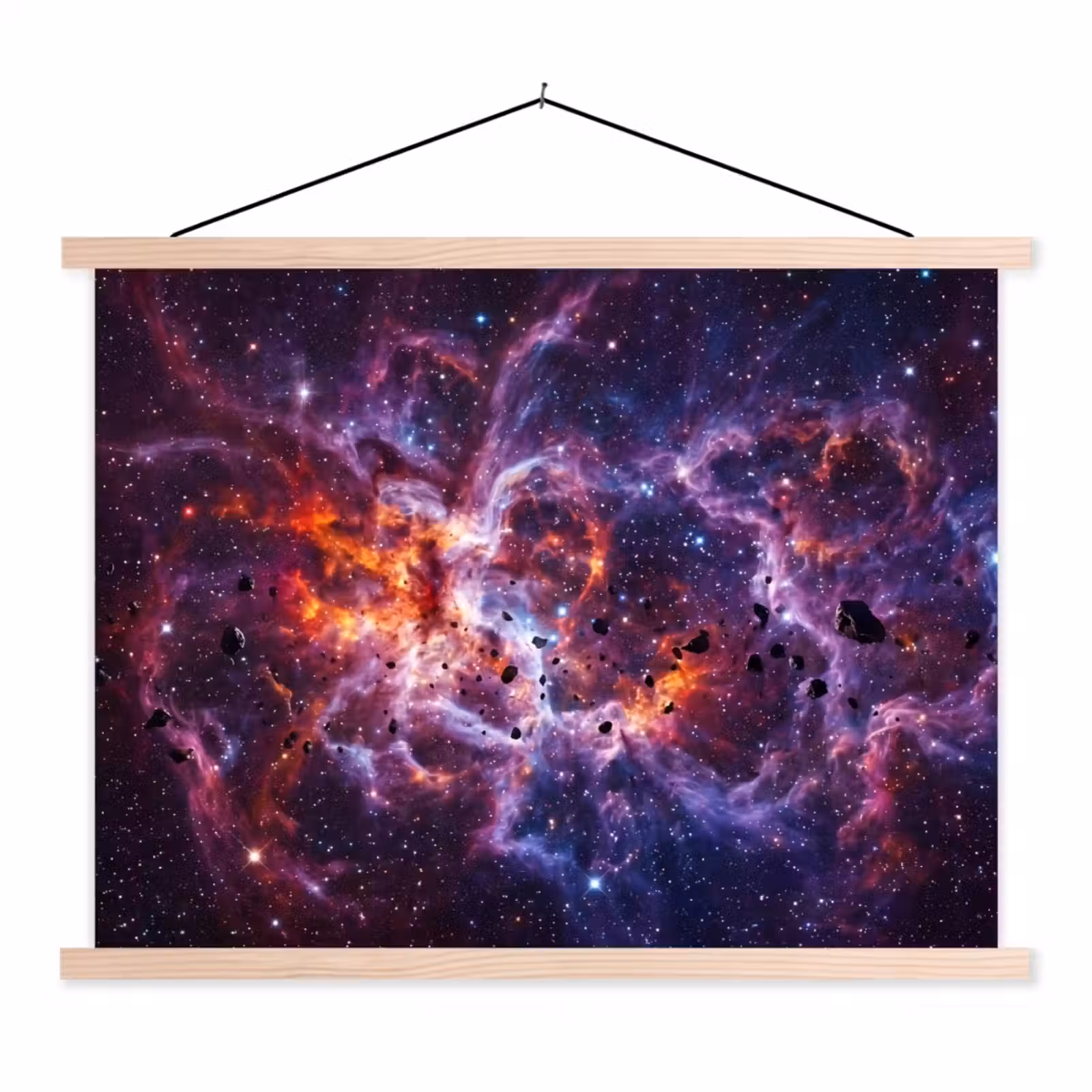 Schoolplaat - Space - Stars - Abstract - Colorful — 1