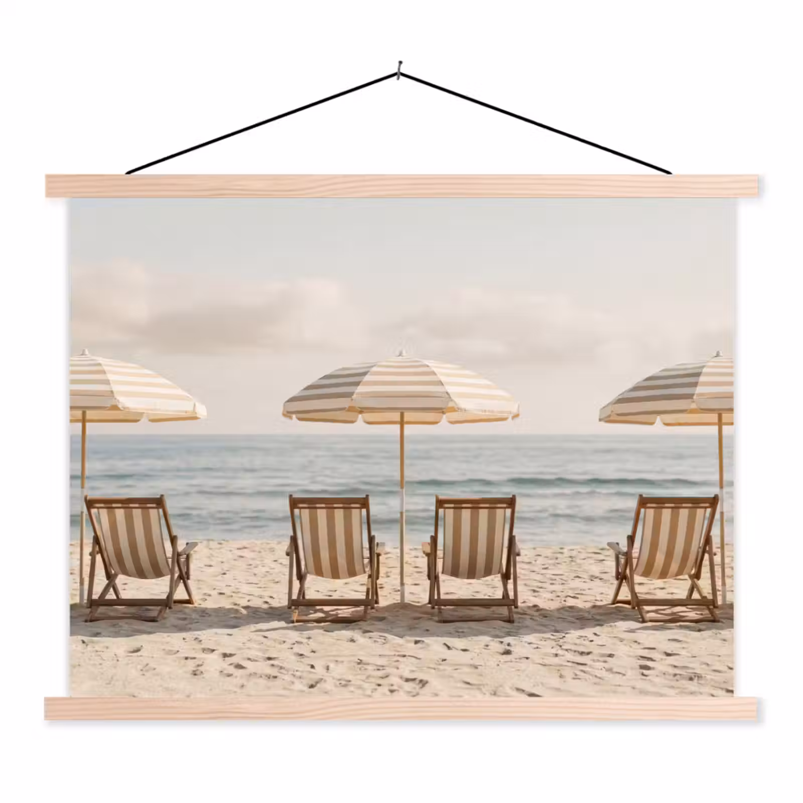 Schoolplaat - Strand - Stoelen - Parasol — 1