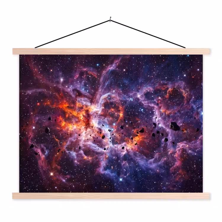 Schoolplaat - Space - Stars - Abstract - Colorful — 1