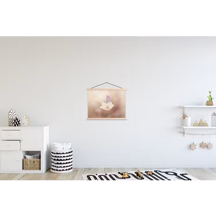 Schoolplaat - Vlinder - Bloem - Blauw — 3