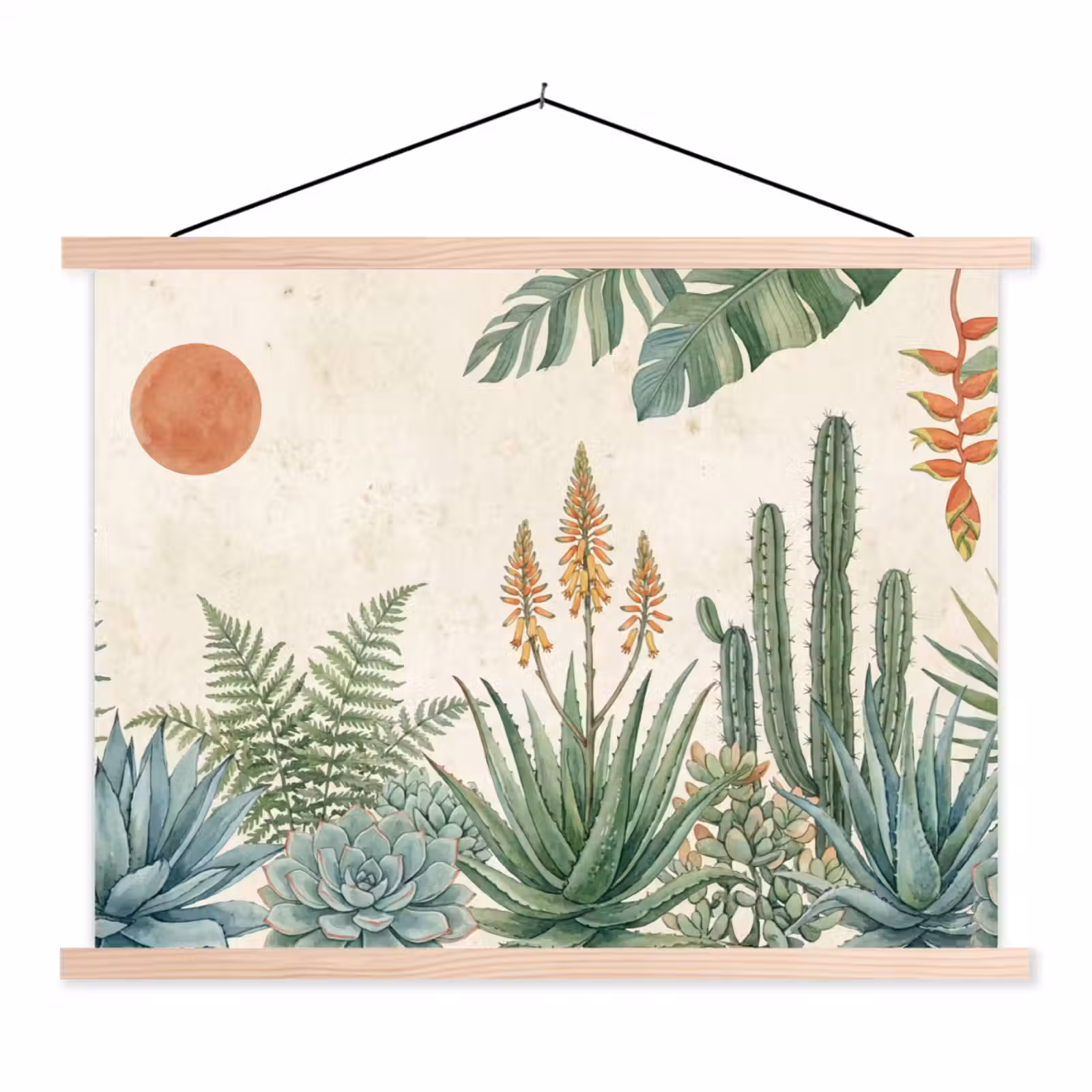 Schoolplaat - Woestijn - Planten - Groen — 1