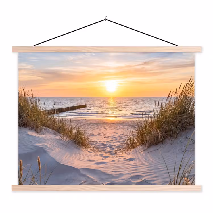 Schoolplaat - Strand - Zonsondergang - Natuur - Landschap — 1