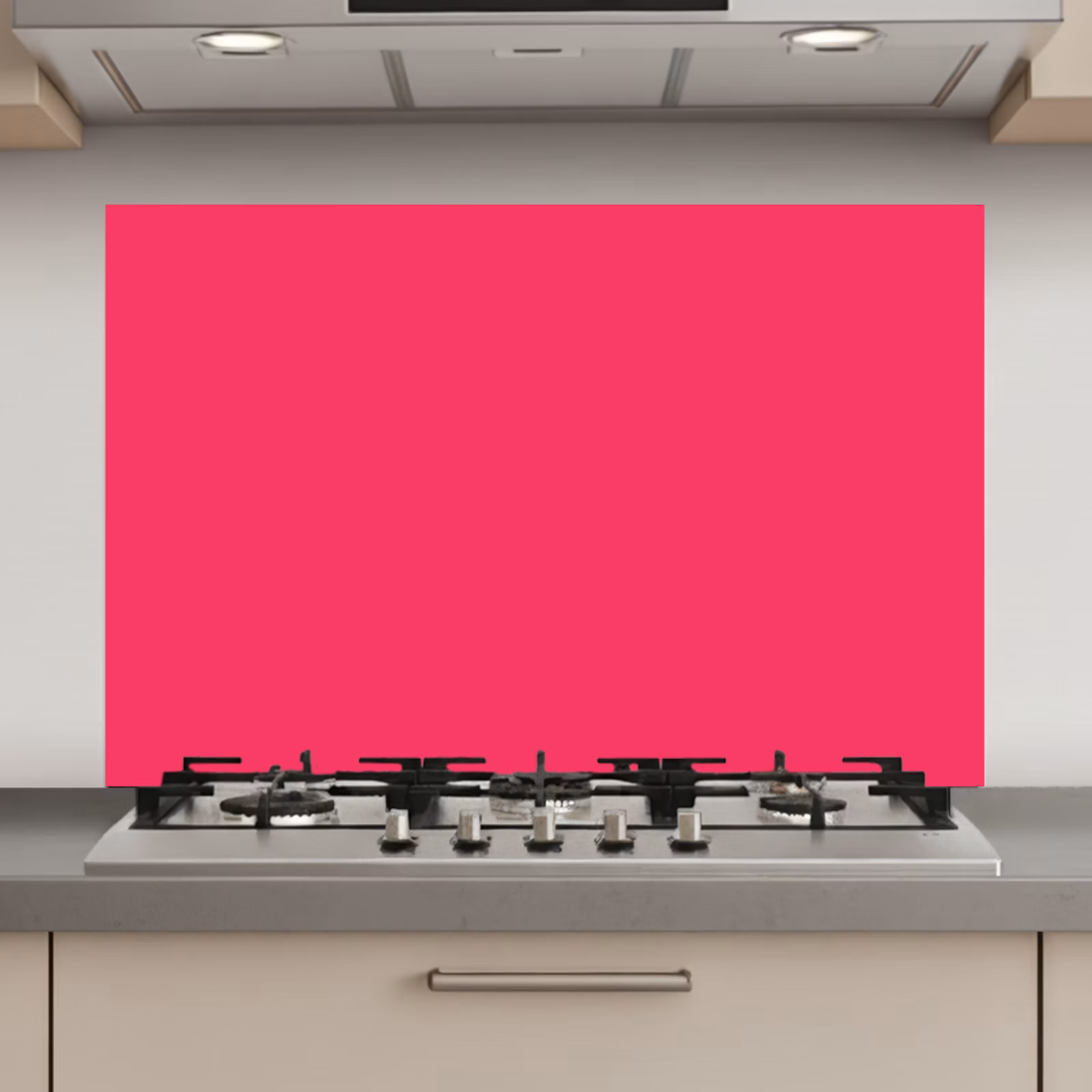 Spatscherm keuken - Karmijn - Kleuren - Palet - Roze — 1