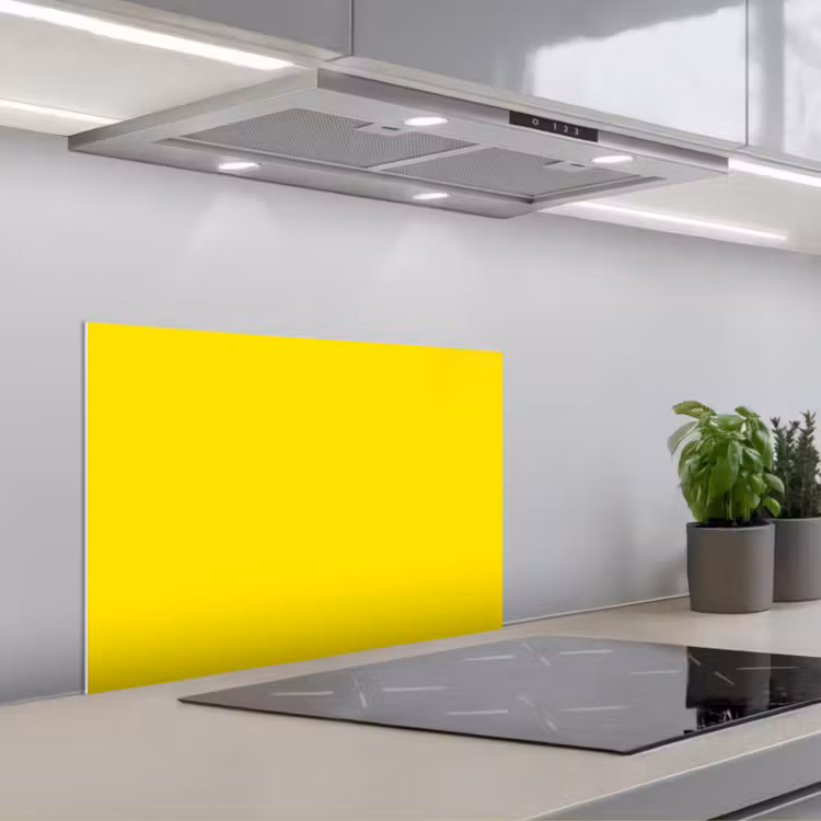 Spatscherm keuken - Geel - Citroen - Neon - Kleuren — 5