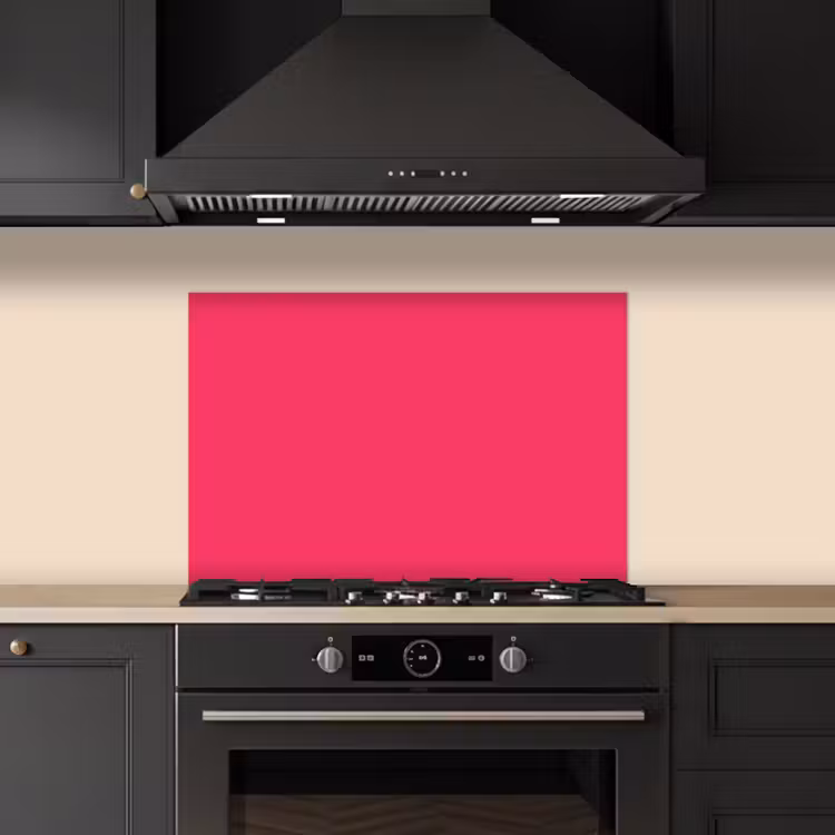 Spatscherm keuken - Karmijn - Kleuren - Palet - Roze — 2