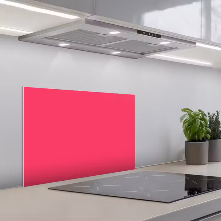 Spatscherm keuken - Karmijn - Kleuren - Palet - Roze — 5