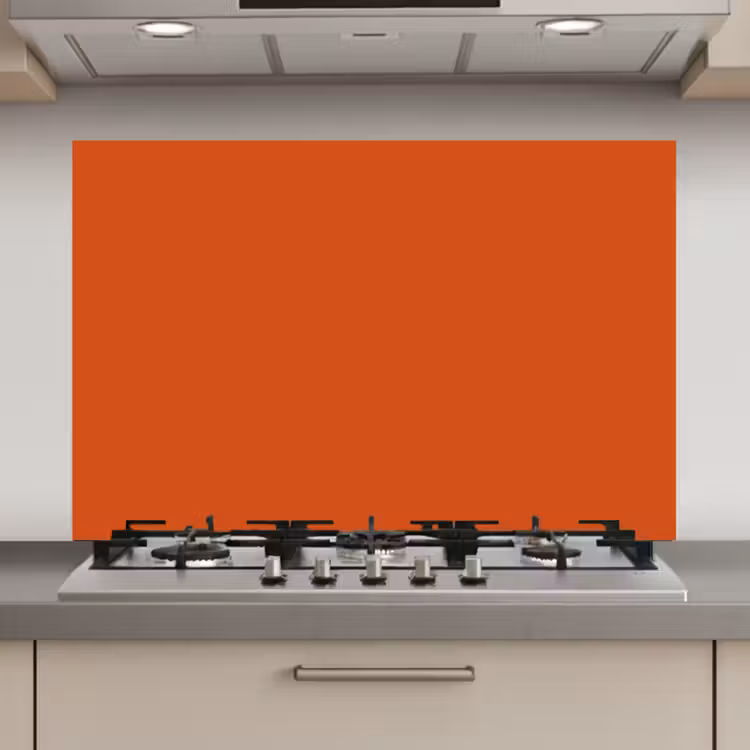 Spatscherm keuken - Sienna - Aarde - Kleuren - Effen — 1