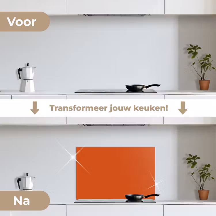 Spatscherm keuken - Sienna - Aarde - Kleuren - Effen — 3