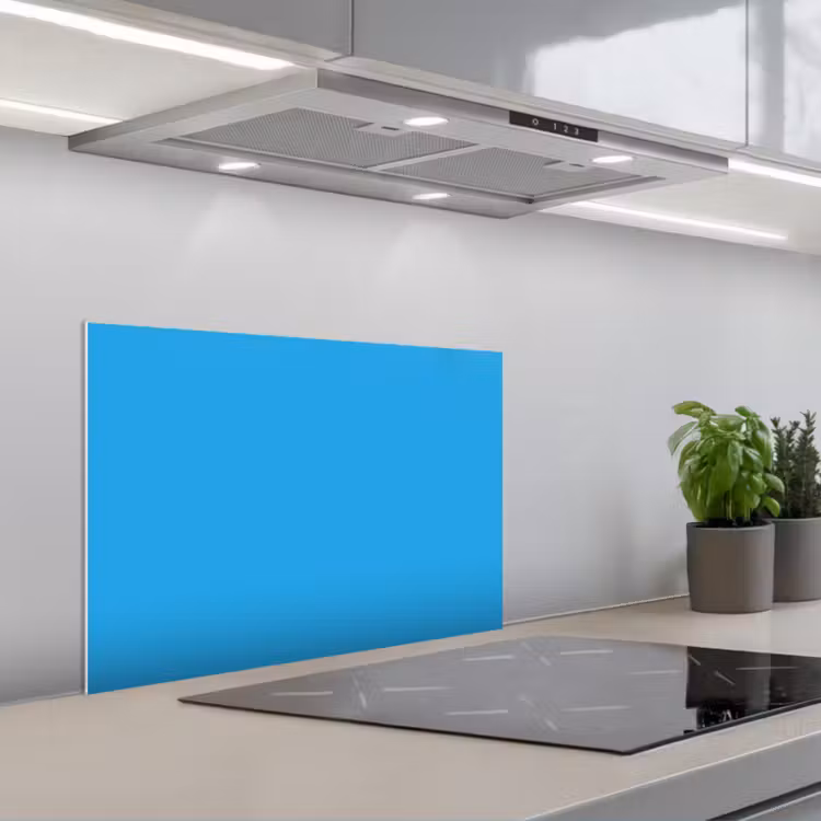 Spatscherm keuken - Blauw - Licht - Kleuren — 5