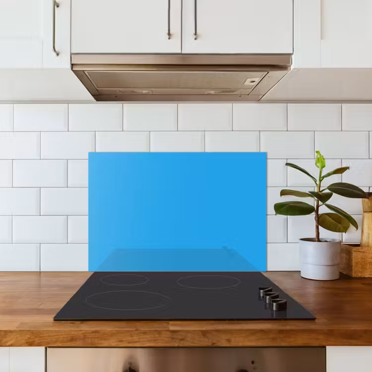 Spatscherm keuken - Blauw - Licht - Kleuren — 6