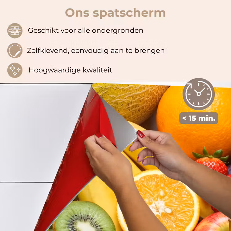 Spatscherm keuken - Eten - Fruit - Vers - Kleurrijk - Voeding — 4