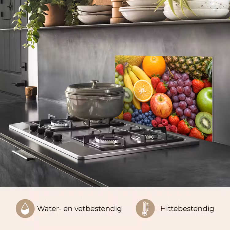 Spatscherm keuken - Eten - Fruit - Vers - Kleurrijk - Voeding — 7