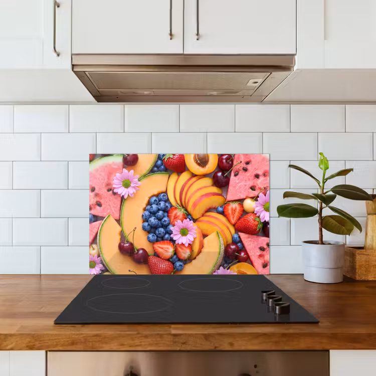 Spatscherm keuken - Eten - Fruit - Zomer - Kleurrijk — 6