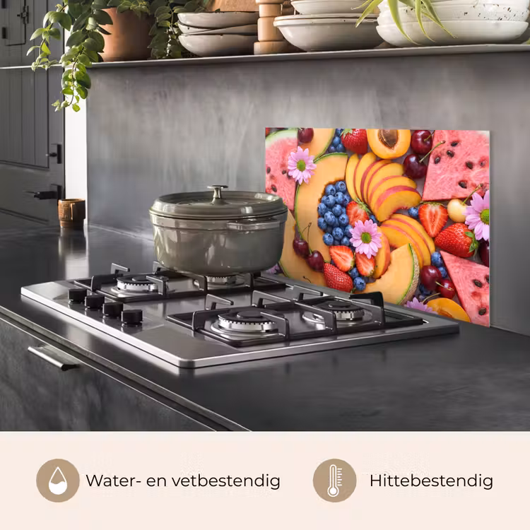 Spatscherm keuken - Eten - Fruit - Zomer - Kleurrijk — 7
