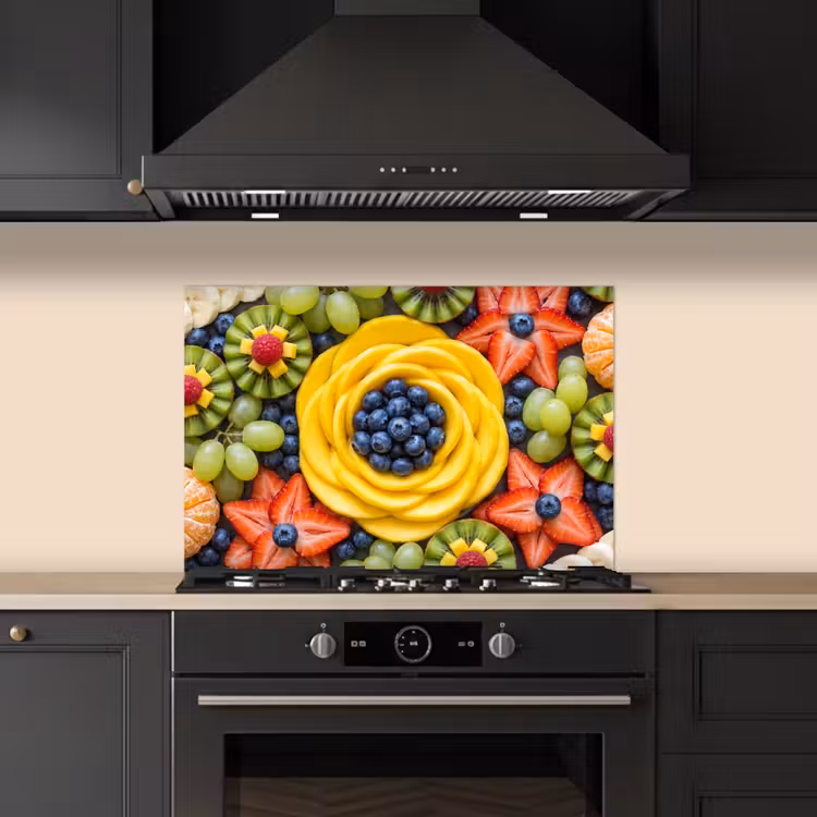 Spatscherm keuken - Fruit - Arrangement - Gezond - Kleurrijk - Eten — 2