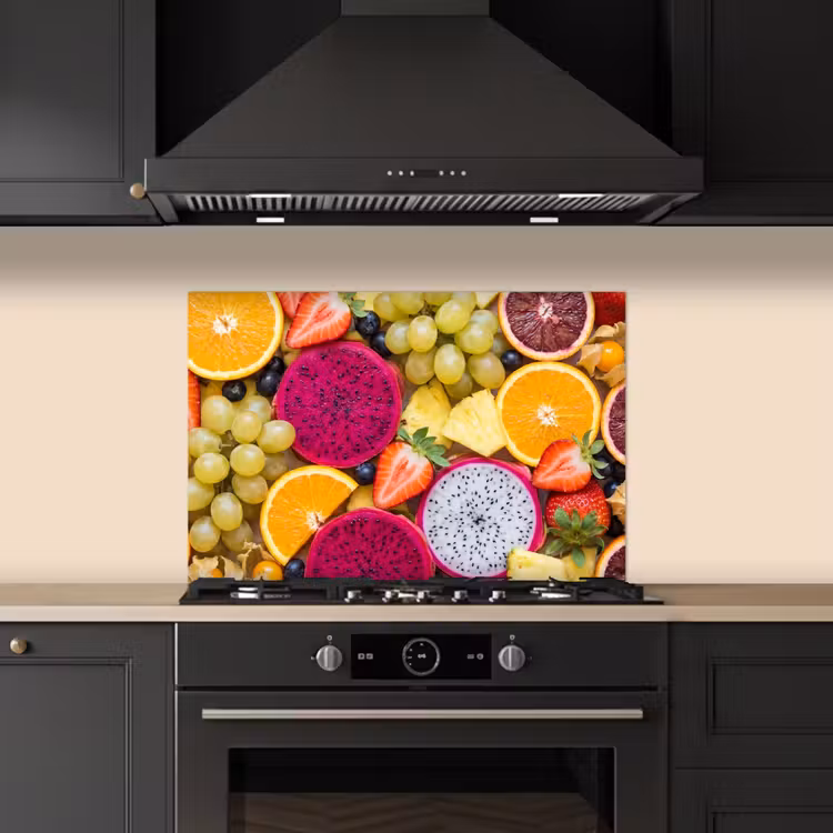 Spatscherm keuken - Fruit - Assortiment - Kleurrijk - Gezondheid — 2