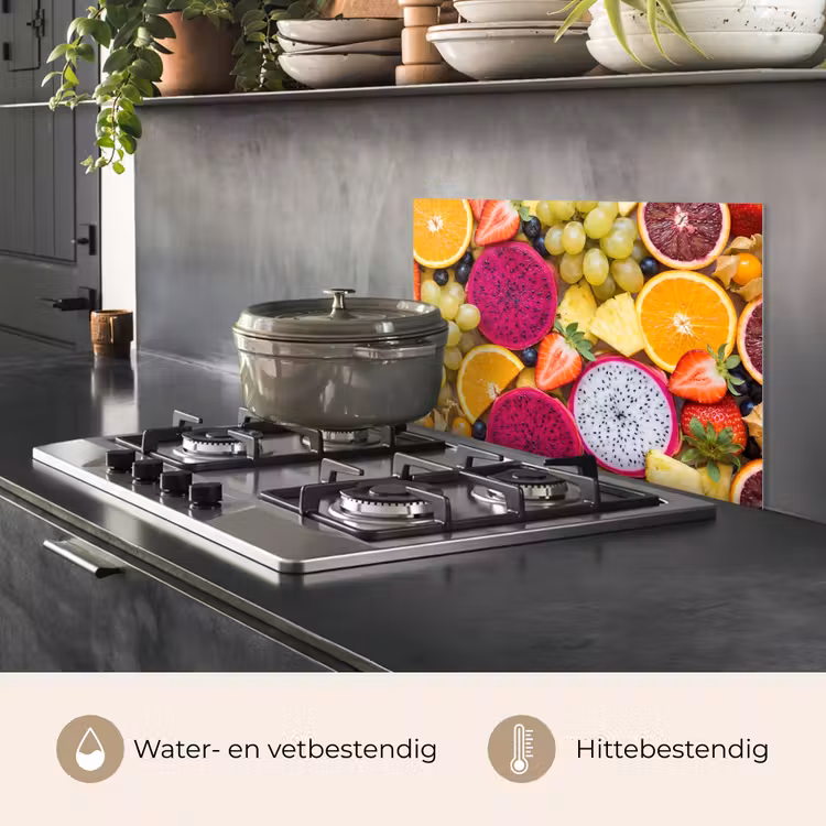 Spatscherm keuken - Fruit - Assortiment - Kleurrijk - Gezondheid — 7