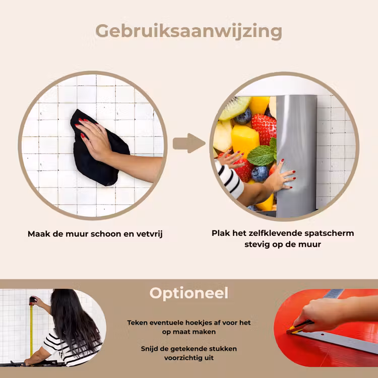 Spatscherm keuken - Fruit - Plakjes - Eten - Kleurrijk — 8