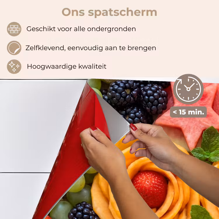 Spatscherm keuken - Fruit - Variatie - Kleurrijk - Vers - Eten — 4