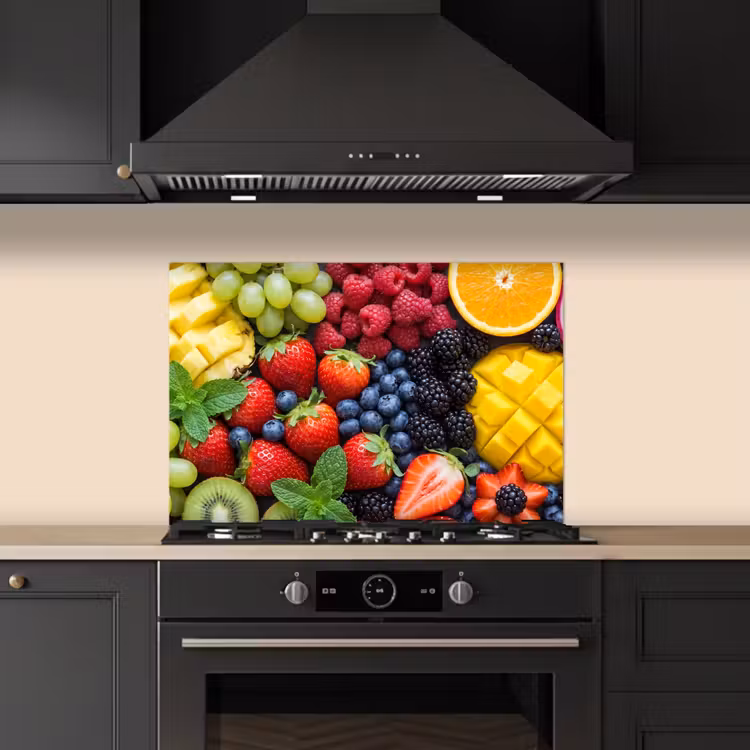 Spatscherm keuken - Fruit - Vers - Kleurrijk - Eten — 2
