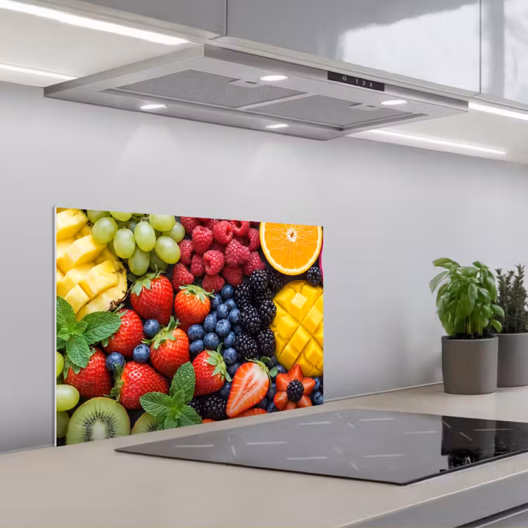 Spatscherm keuken - Fruit - Vers - Kleurrijk - Eten — 5