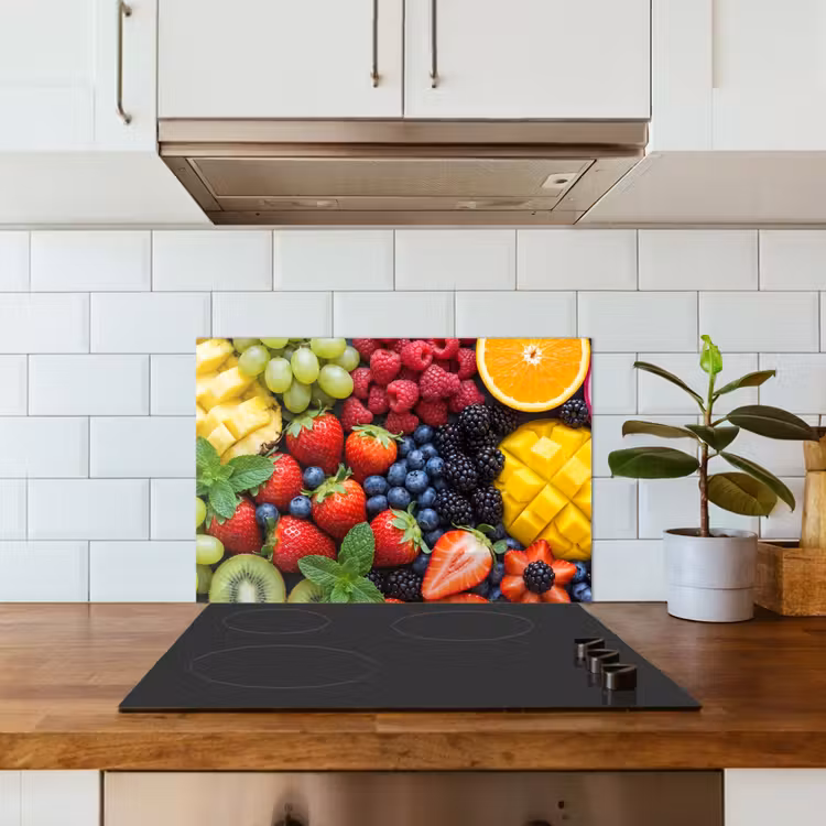 Spatscherm keuken - Fruit - Vers - Kleurrijk - Eten — 6