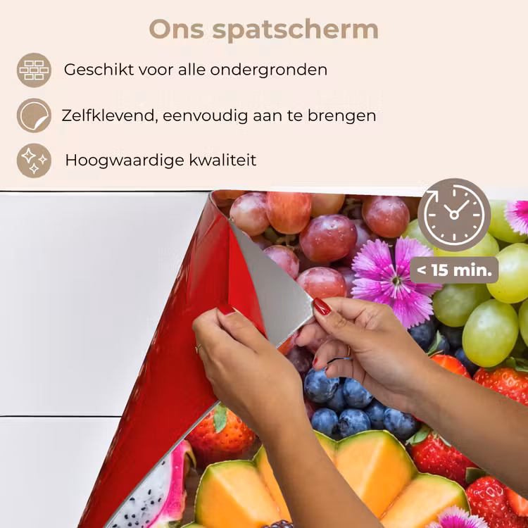 Spatscherm keuken - Fruit - Vers - Variatie - Eten - Kleurrijk — 4