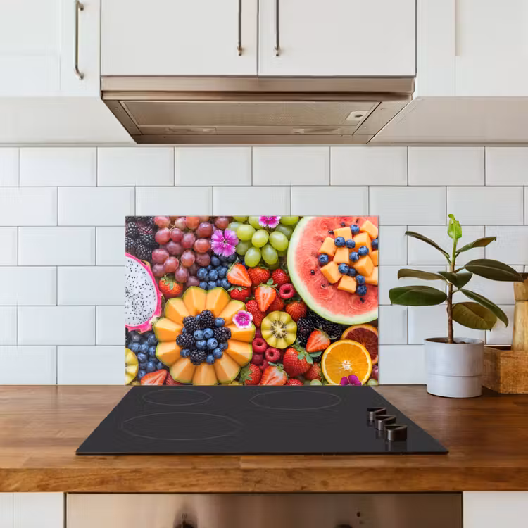 Spatscherm keuken - Fruit - Vers - Variatie - Eten - Kleurrijk — 6