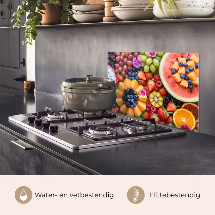 Spatscherm keuken - Fruit - Vers - Variatie - Eten - Kleurrijk — 7