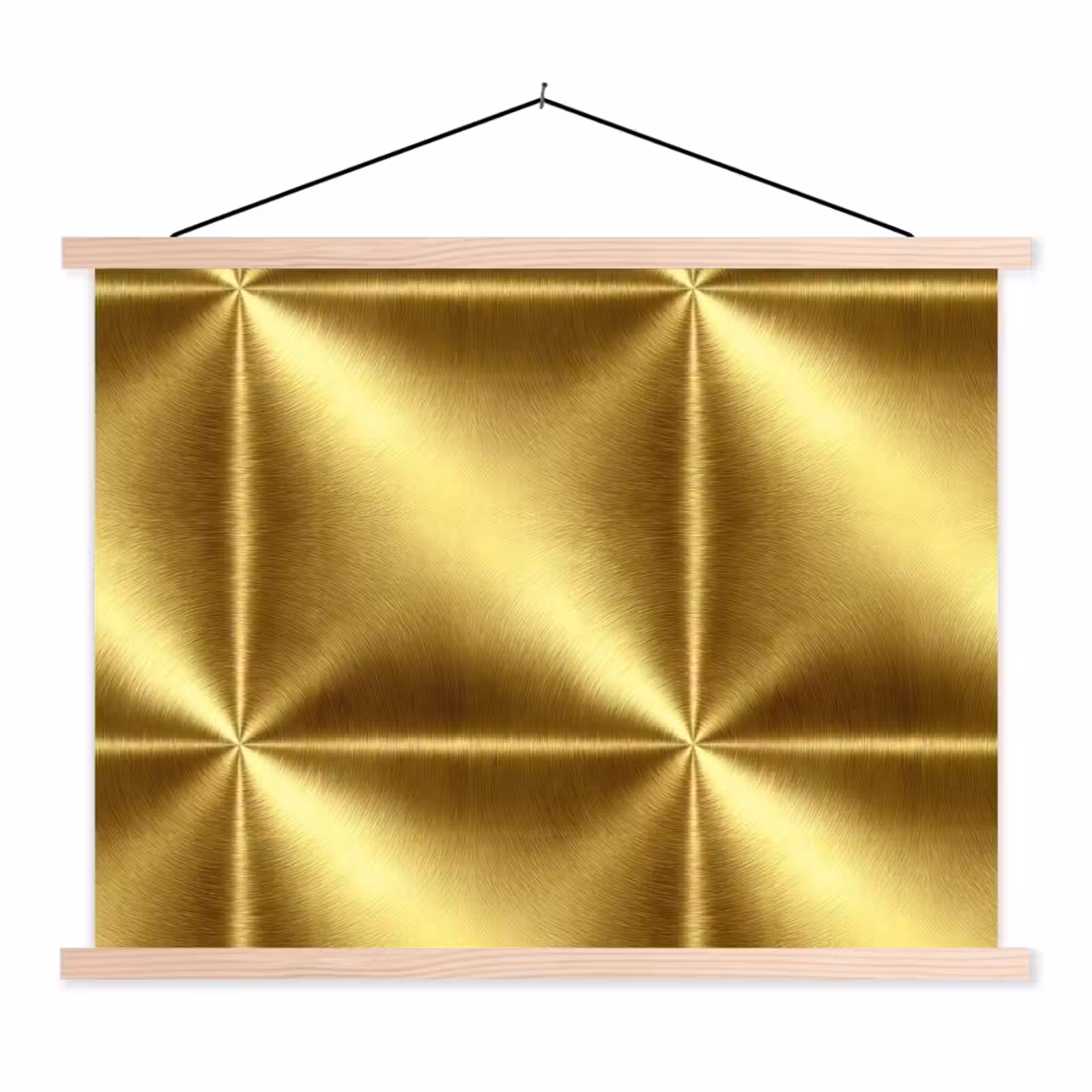 Schoolplaat - Textuur - Geborsteld Goud - Industrieel - Metallic — 1