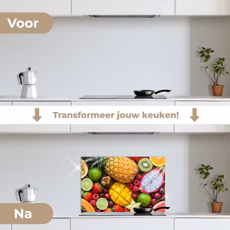 Spatscherm keuken - Fruit - Assortiment - Vers - Gezond - Kleurrijk — 3