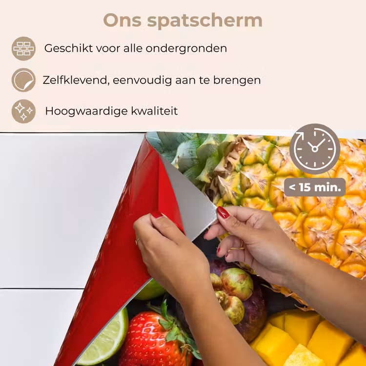 Spatscherm keuken - Fruit - Assortiment - Vers - Gezond - Kleurrijk — 4