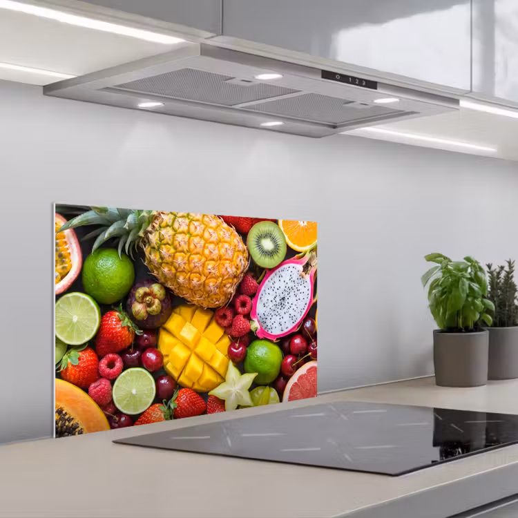 Spatscherm keuken - Fruit - Assortiment - Vers - Gezond - Kleurrijk — 5