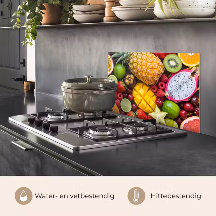 Spatscherm keuken - Fruit - Assortiment - Vers - Gezond - Kleurrijk — 7