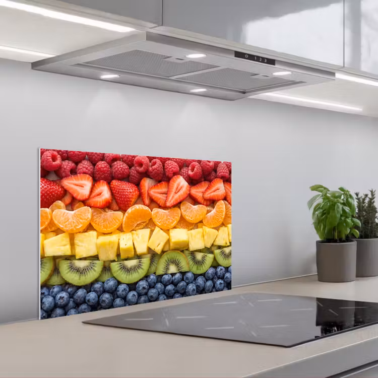 Spatscherm keuken - Fruit - Regenboog - Gezond - Kleurrijk — 5