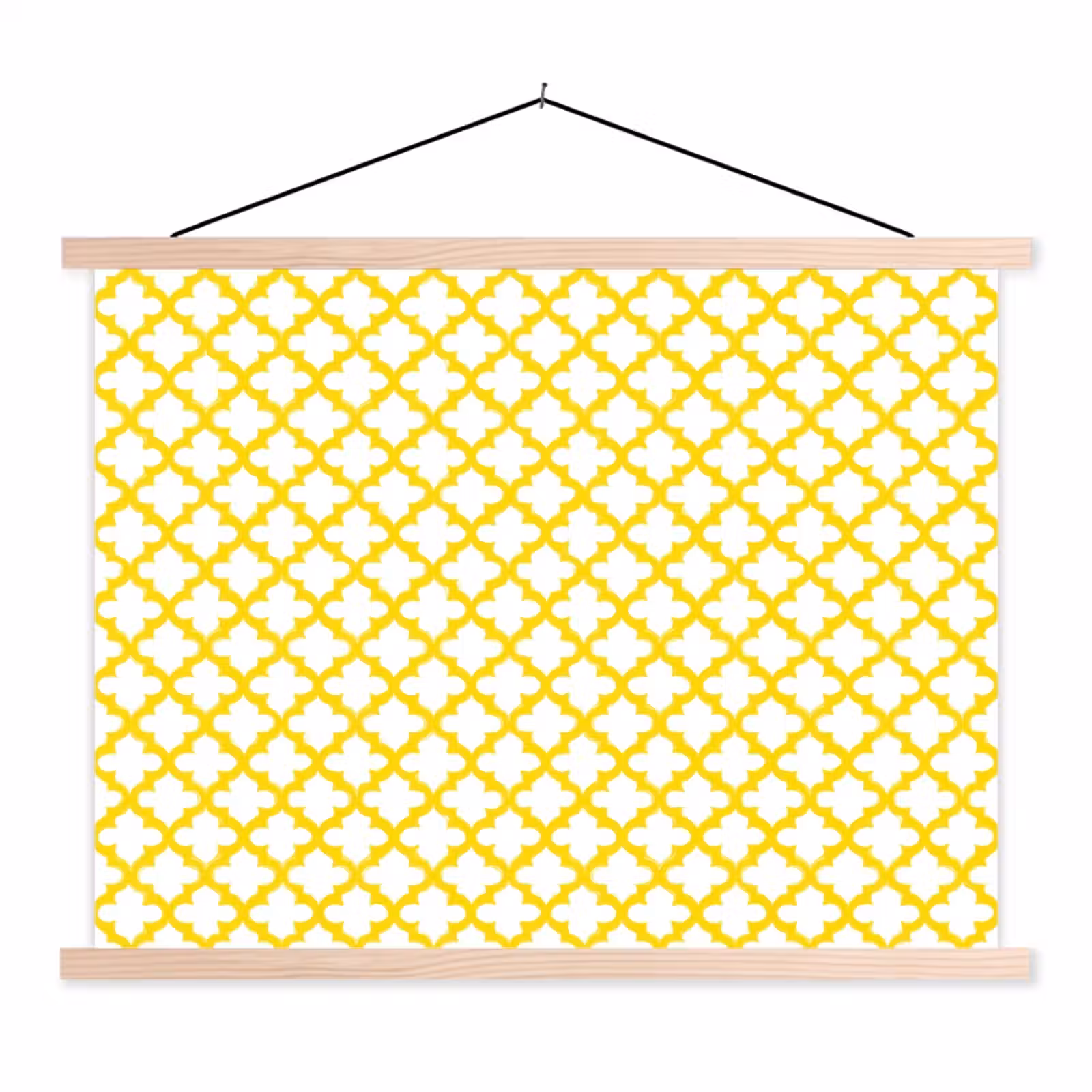 Schoolplaat - Patroon - Geometrisch - Klassiek - Geel — 1