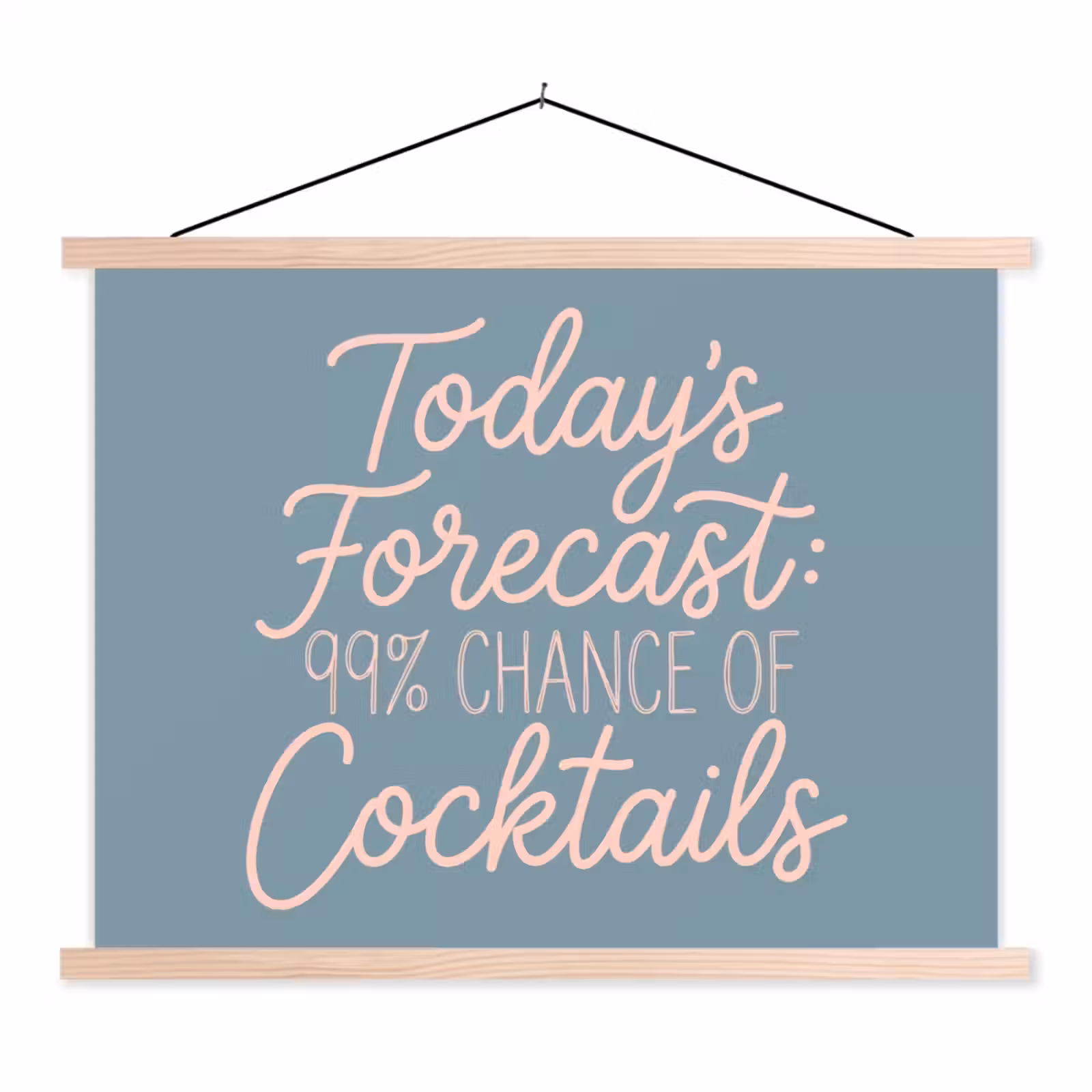 Schoolplaat - Today's Forecast - Cocktails - Blauw — 1
