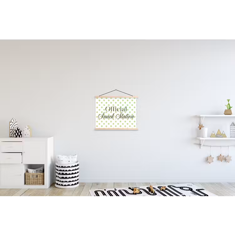 Schoolplaat - Snack Station - Groen - Stippen — 3