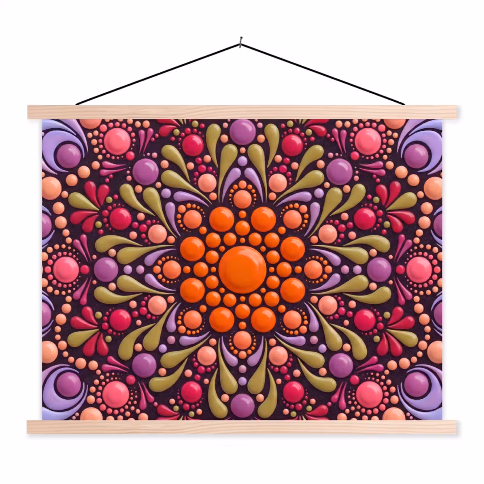 Schoolplaat - Patroon - Stippen - Abstract - Modern - Kleurrijk — 1