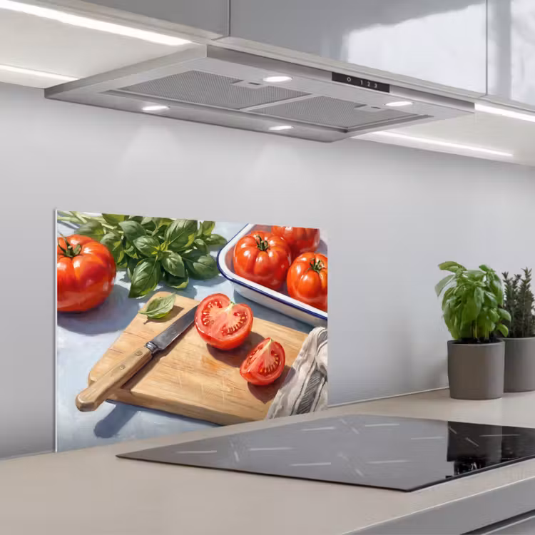 Spatscherm keuken - Eten - Keuken - Ingrediënten - Stillleven - Rood — 5