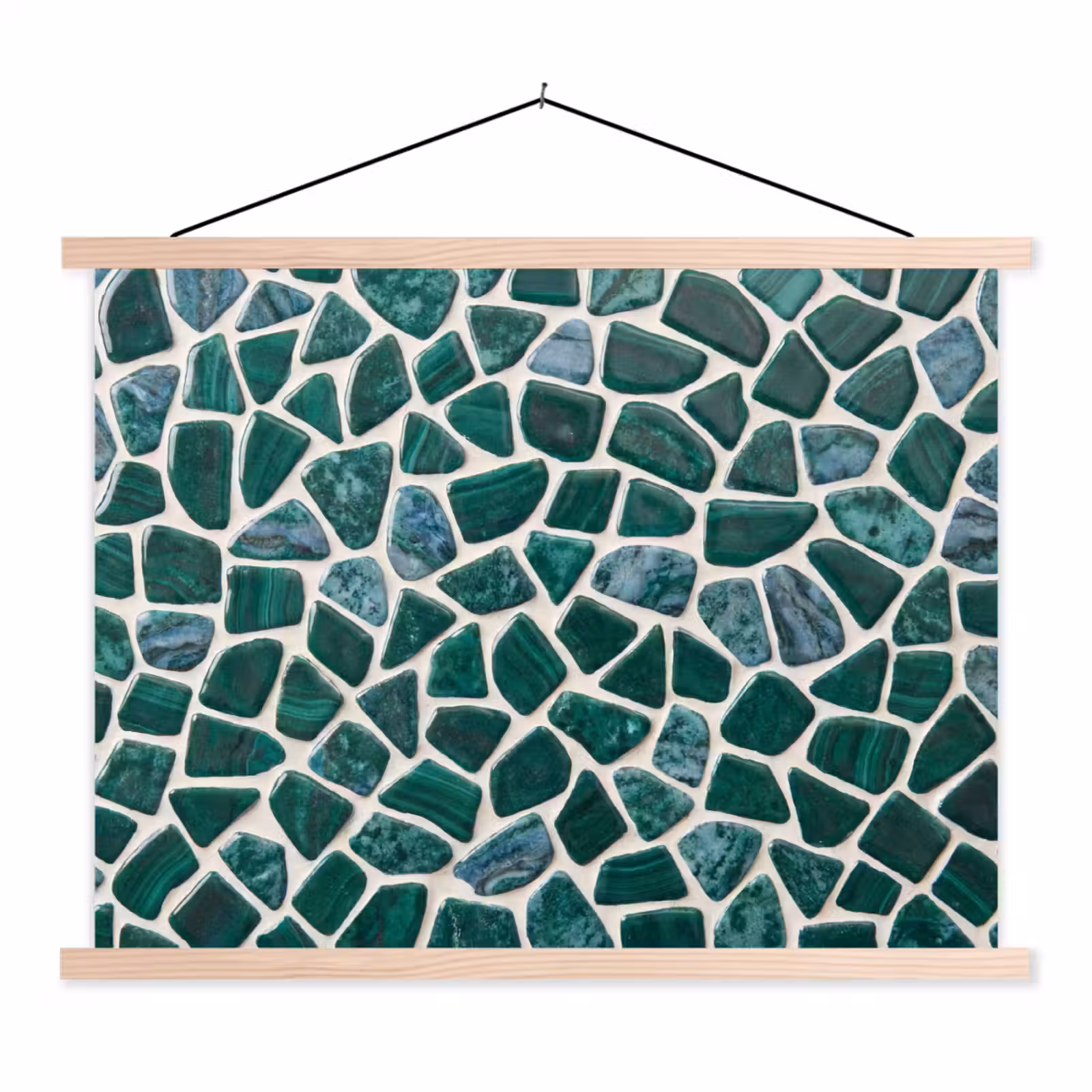 Schoolplaat - Textuur - Steen - Groen - Abstract - Patroon — 1
