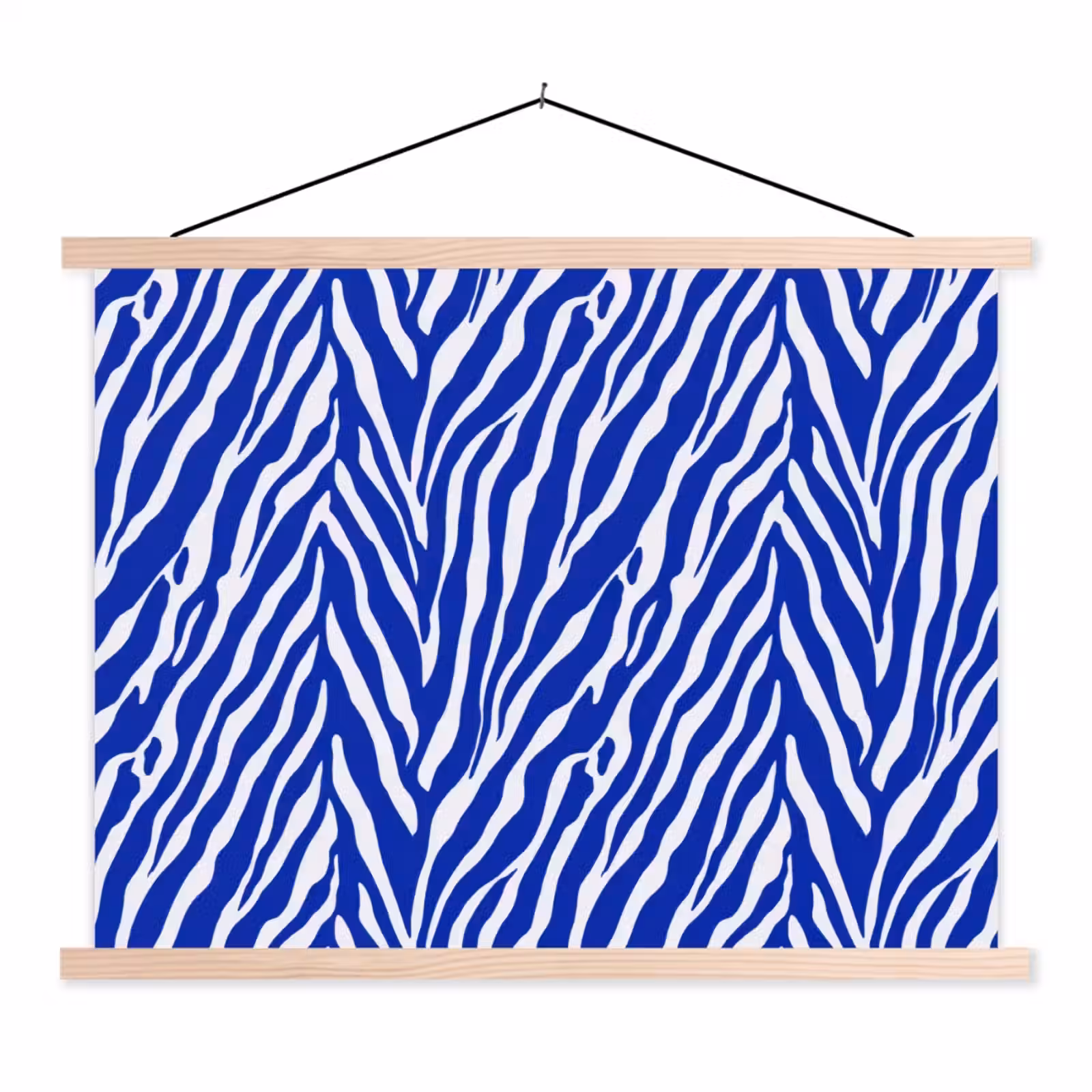 Schoolplaat - Zebra - Patroon - Kobalt - Blauw — 1