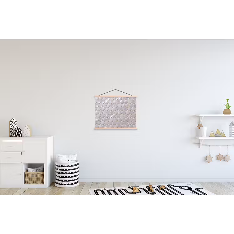 Schoolplaat - Patroon - Cirkels - Abstract - Modern - Wit — 3