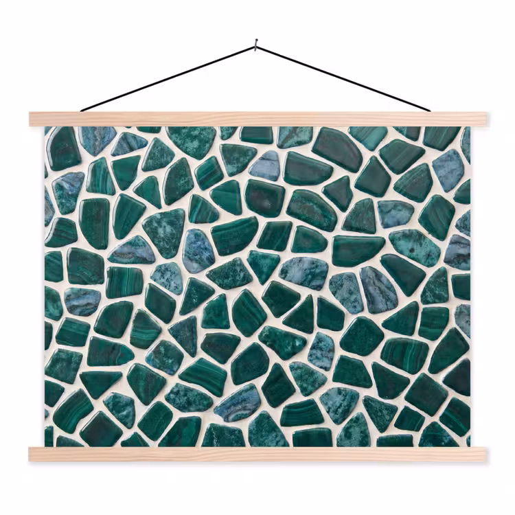 Schoolplaat - Textuur - Steen - Groen - Abstract - Patroon — 1