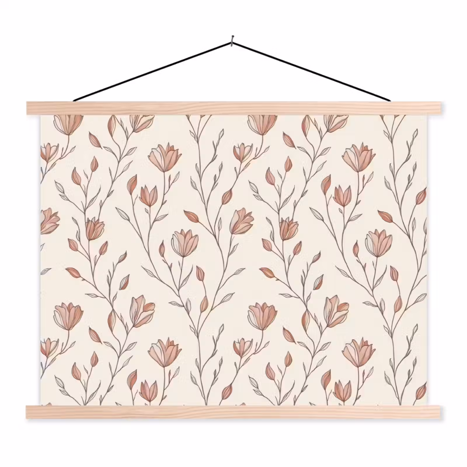 Schoolplaat - Patroon - Klassiek - Roze — 1