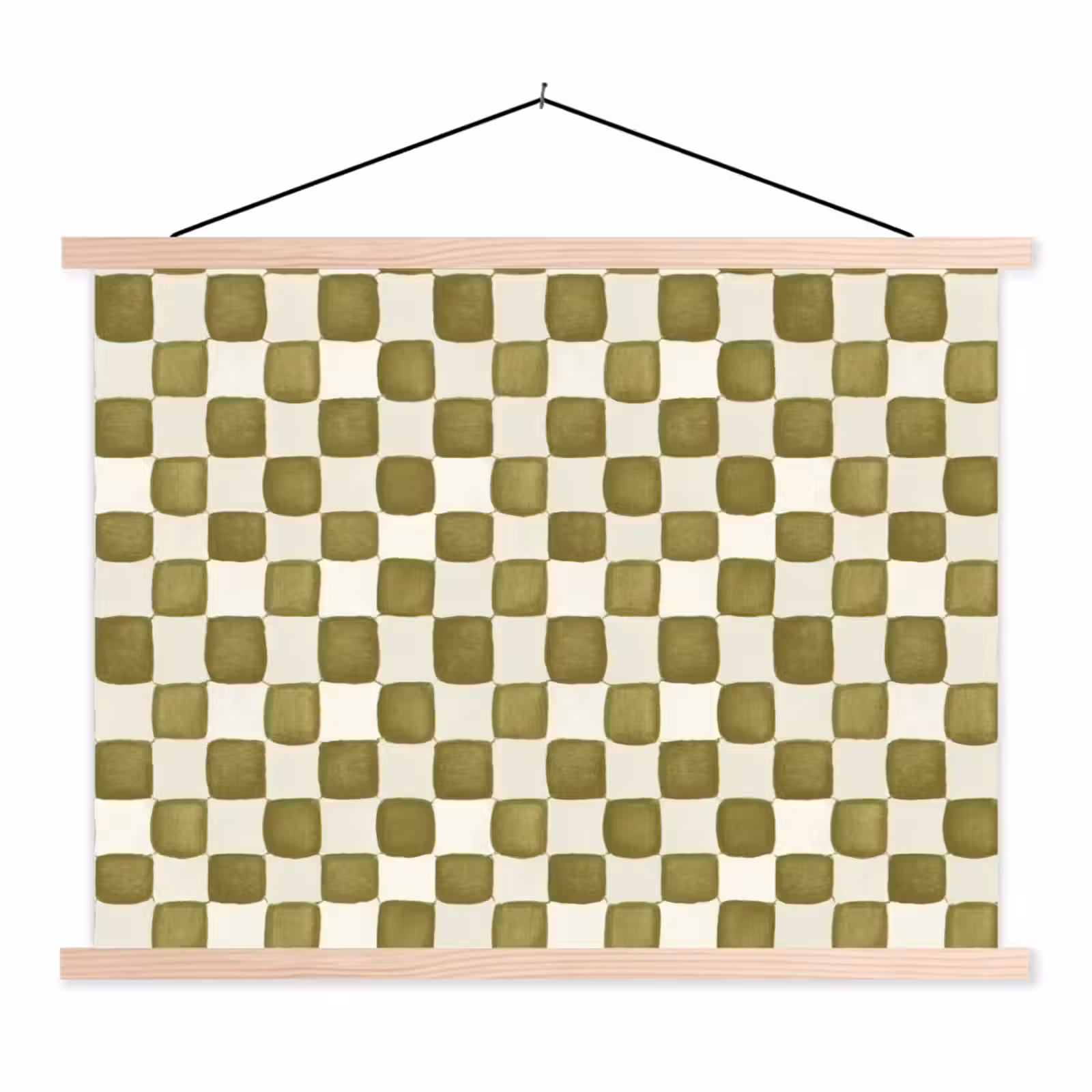 Schoolplaat - Schaak - Patroon - Groen — 1