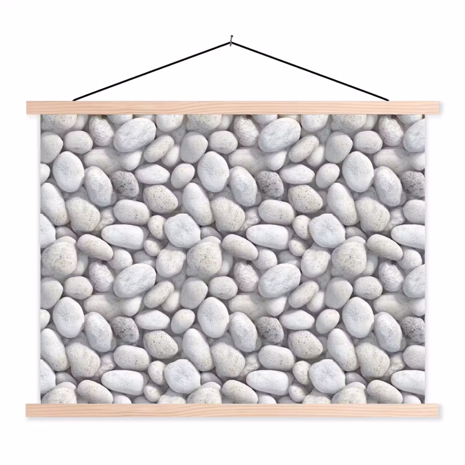 Schoolplaat - Steentjes - Grijs - Ovaal — 1