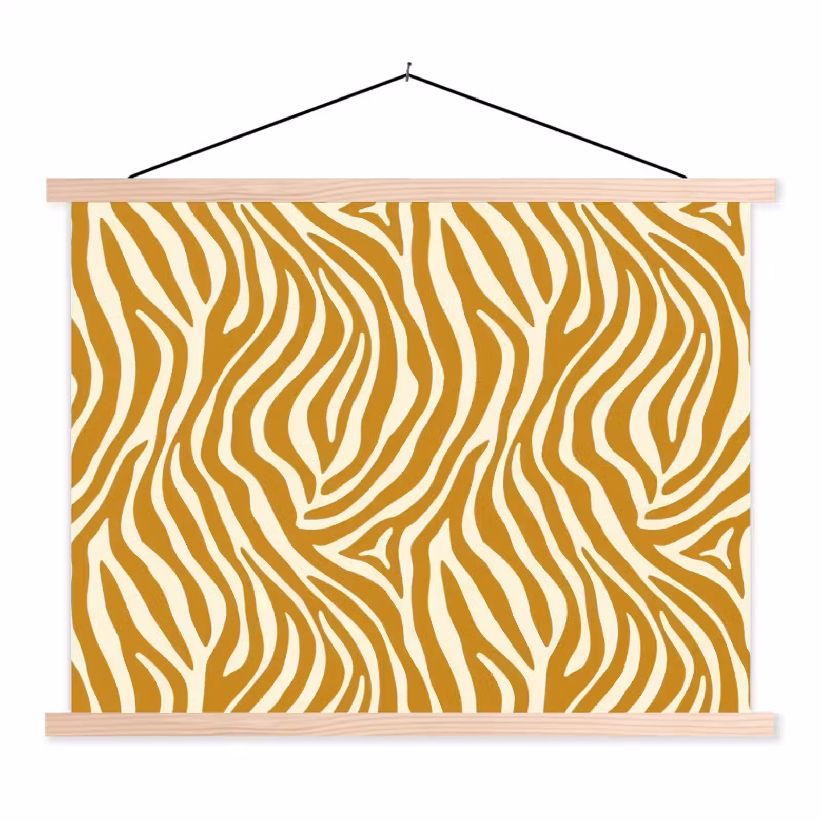 Schoolplaat - Zebra - Klassiek - Oker - Geel — 1