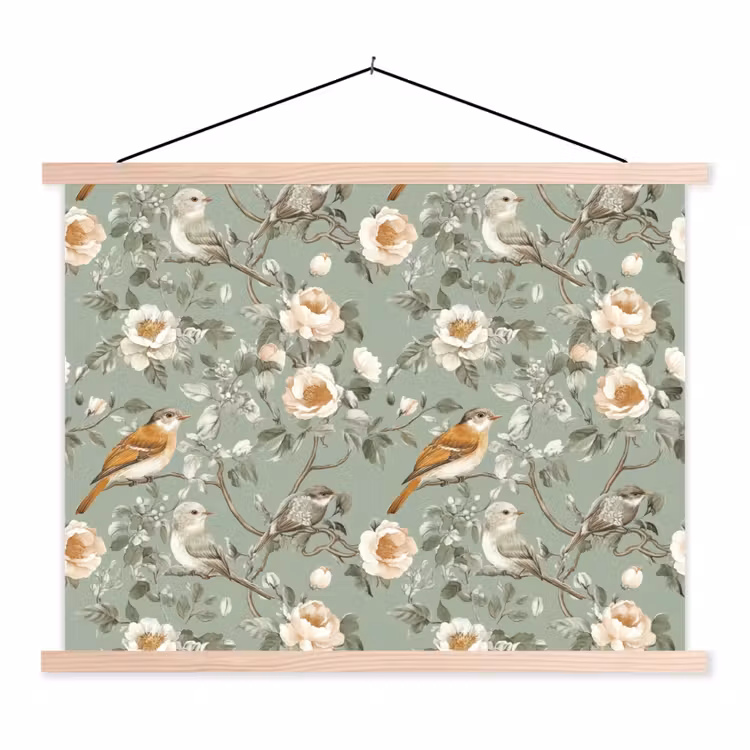 Schoolplaat - Roze - Vogels - Kleurrijk — 1