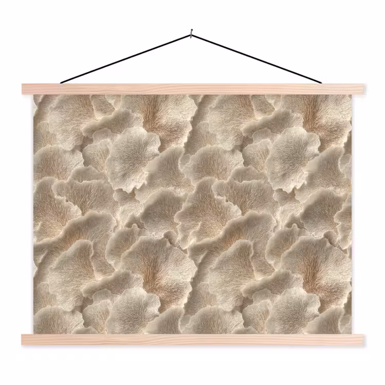 Schoolplaat - Waaierstructuren - Beige - Vezeltextuur — 1